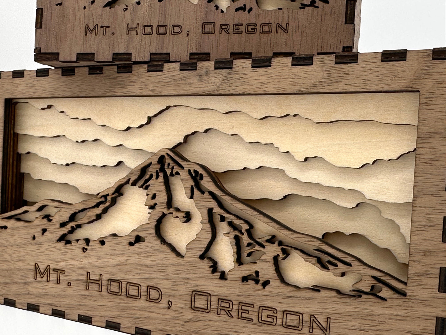 Mt. Hood Sunrise Laser Cut Light Box