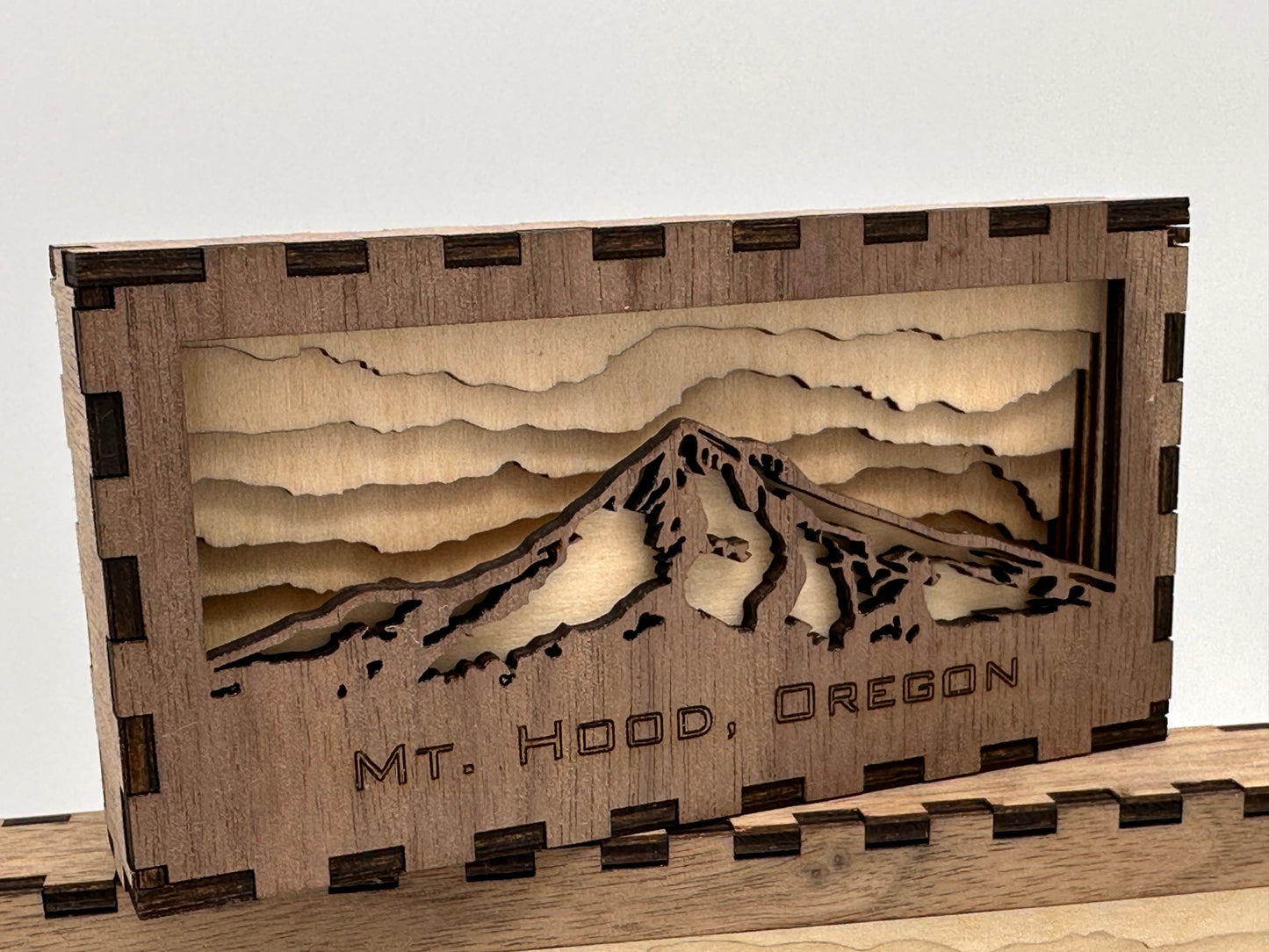 Mt. Hood Sunrise Laser Cut Light Box