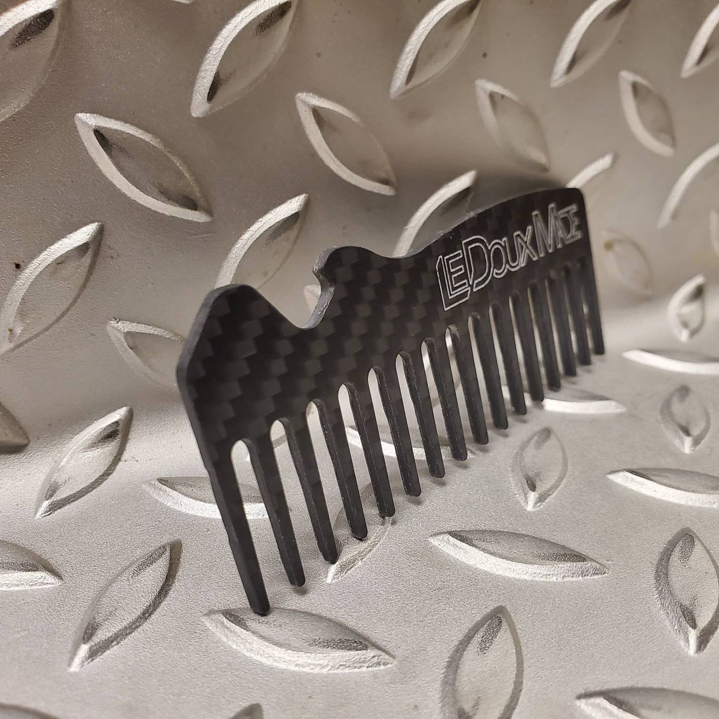 Engraved Carbon Fiber Comb | Customizeable